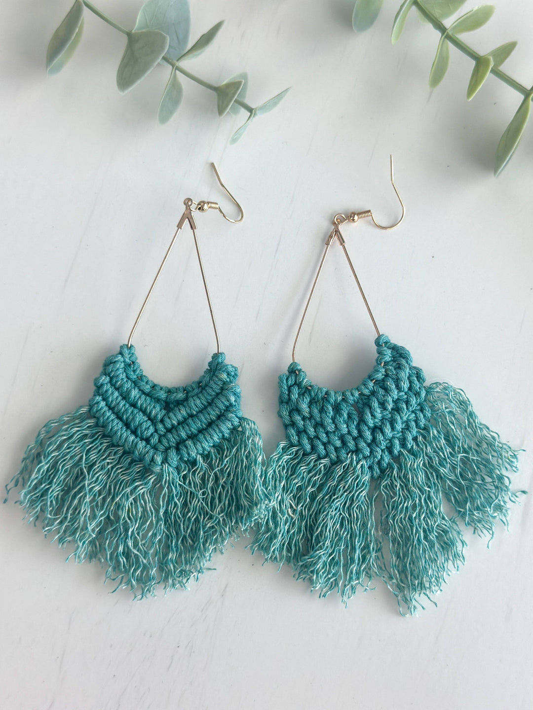 Bohemian Style Woven Earrings