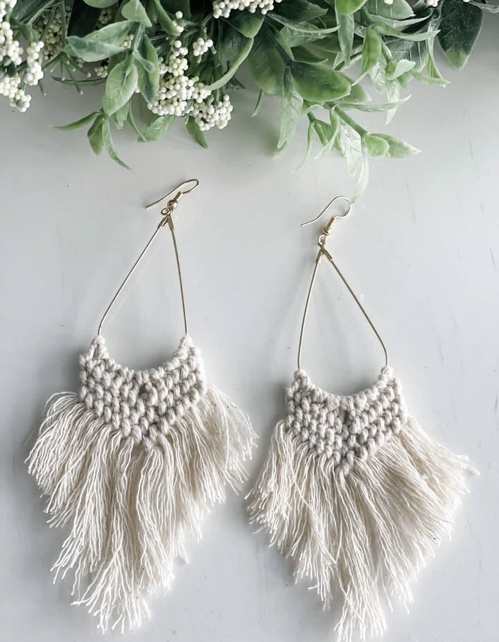 Bohemian Style Woven Earrings - Snazzé 