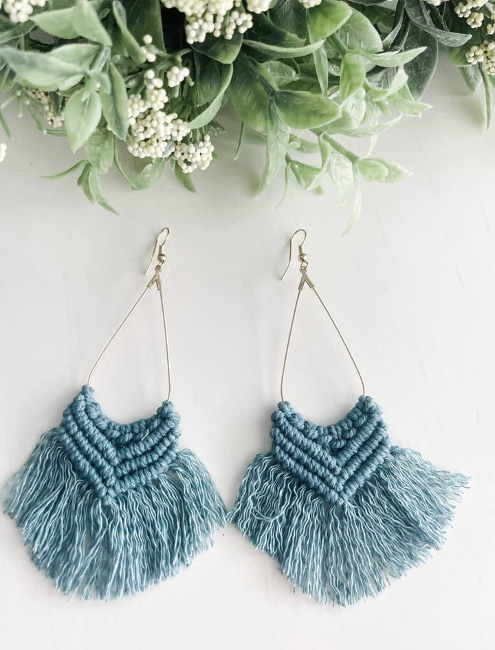 Bohemian Style Woven Earrings - Snazzé 